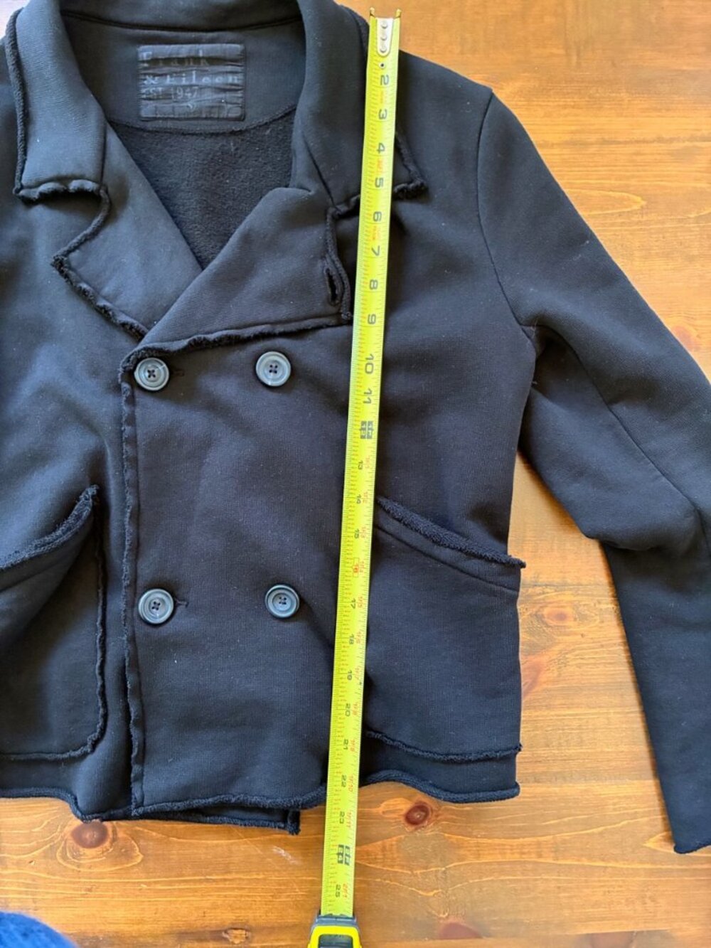 Frank & Eileen Mini Belfast Jacket/Peacoat, Size Small, Color Black - Picture 4 of 8